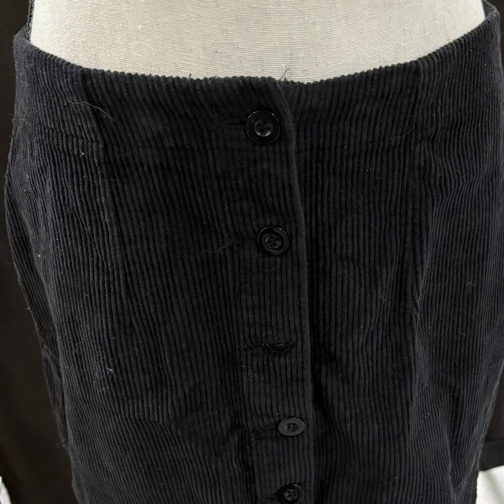 Antoshka Large Black Button Front Skirt